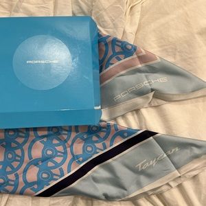 Revolve x Porsche driving scarf